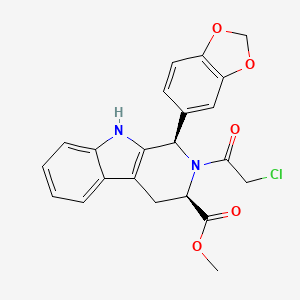 molecular formula C22H19ClN2O5 B3420110 Chloropretadalafil CAS No. 171596-58-0