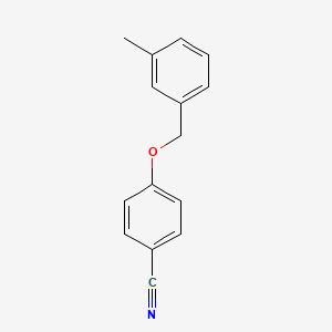 4-[(3-Methylphenyl)methoxy]benzonitrile