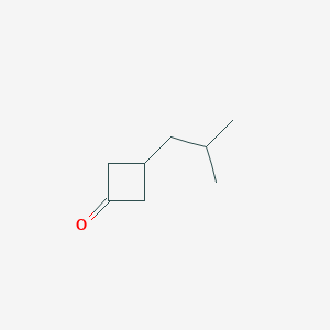molecular formula C8H14O B3420130 3-Isobutylcyclobutanone CAS No. 172796-25-7