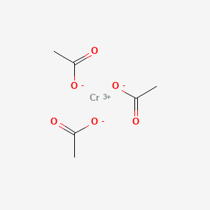 molecular formula C6H9CrO6 B3420162 乙酸铬(III) CAS No. 17593-70-3