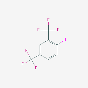 molecular formula C8H3F6I B3420175 2,4-Bis(trifluoromethyl)iodobenzene CAS No. 176714-84-4