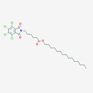 molecular formula C29H41Cl4NO4 B342018 pentadecyl 6-(4,5,6,7-tetrachloro-1,3-dioxo-1,3-dihydro-2H-isoindol-2-yl)hexanoate 