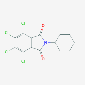 molecular formula C14H11Cl4NO2 B342019 4,5,6,7-tetrachloro-2-cyclohexyl-1H-isoindole-1,3(2H)-dione 