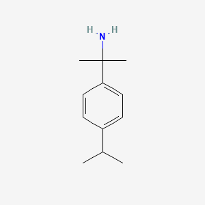 molecular formula C12H19N B3420193 2-[4-(Propan-2-yl)phenyl]propan-2-amine CAS No. 17797-08-9
