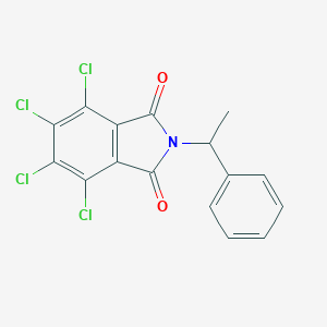 molecular formula C16H9Cl4NO2 B342022 4,5,6,7-tetrachloro-2-(1-phenylethyl)-1H-isoindole-1,3(2H)-dione 