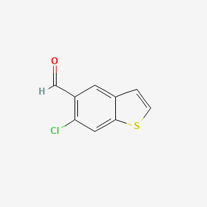 Benzo[b]thiophene-5-carboxaldehyde, 6-chloro-