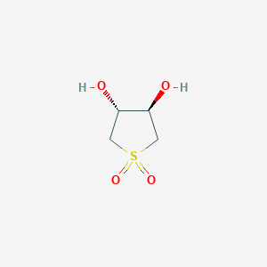 molecular formula C4H8O4S B3420259 trans-Tetrahydrothiophene-3,4-diol 1,1-dioxide CAS No. 1807940-18-6