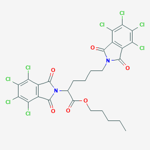 pentyl 2,6-bis(4,5,6,7-tetrachloro-1,3-dioxo-1,3-dihydro-2H-isoindol-2-yl)hexanoate