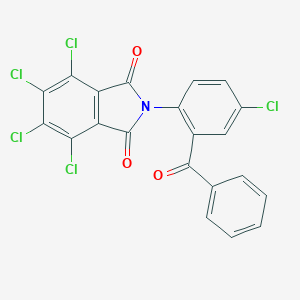 molecular formula C21H8Cl5NO3 B342033 2-(2-benzoyl-4-chlorophenyl)-4,5,6,7-tetrachloro-1H-isoindole-1,3(2H)-dione 