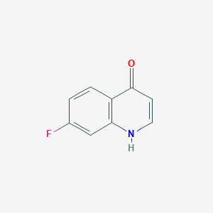 molecular formula C9H6FNO B3420339 7-氟喹啉-4-醇 CAS No. 183057-60-5
