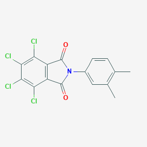 molecular formula C16H9Cl4NO2 B342037 4,5,6,7-tetrachloro-2-(3,4-dimethylphenyl)-1H-isoindole-1,3(2H)-dione 