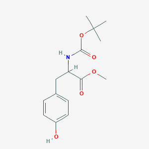 B3420428 Methyl 2-{[(tert-butoxy)carbonyl]amino}-3-(4-hydroxyphenyl)propanoate CAS No. 188576-13-8
