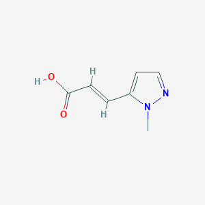 B3420453 3-(1-Methyl-1H-pyrazol-5-yl)acrylic acid CAS No. 1899946-14-5