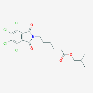 molecular formula C18H19Cl4NO4 B342049 isobutyl 6-(4,5,6,7-tetrachloro-1,3-dioxo-1,3-dihydro-2H-isoindol-2-yl)hexanoate 