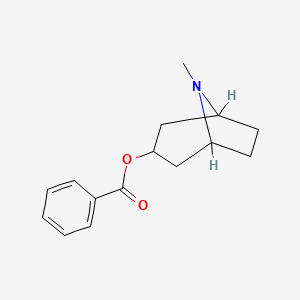 molecular formula C15H19NO2 B3420495 苯甲酰托品 CAS No. 19145-60-9