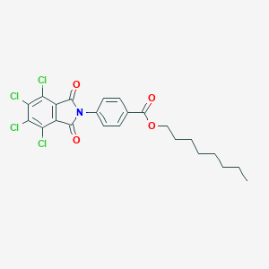 octyl 4-(4,5,6,7-tetrachloro-1,3-dioxo-1,3-dihydro-2H-isoindol-2-yl)benzoate