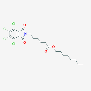 molecular formula C22H27Cl4NO4 B342053 octyl 6-(4,5,6,7-tetrachloro-1,3-dioxo-1,3-dihydro-2H-isoindol-2-yl)hexanoate 