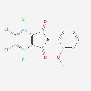 molecular formula C15H7Cl4NO3 B342055 4,5,6,7-tetrachloro-2-(2-methoxyphenyl)-1H-isoindole-1,3(2H)-dione CAS No. 88062-84-4