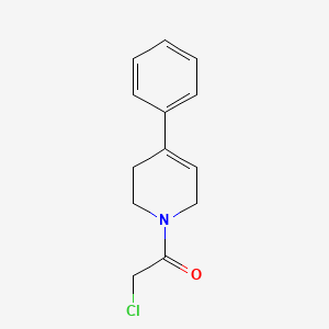 B3420553 2-chloro-1-(4-phenyl-5,6-dihydropyridin-1(2H)-yl)ethanone CAS No. 194669-37-9