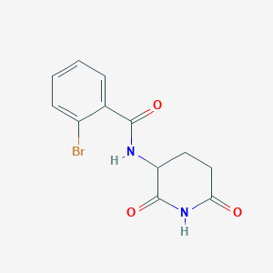 B3420559 N-(2,6-Dioxo-3-piperidinyl)-2-bromobenzamide CAS No. 194712-31-7
