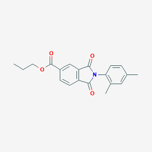 Propyl 2-(2,4-dimethylphenyl)-1,3-dioxo-5-isoindolinecarboxylate