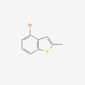 molecular formula C9H7BrS B3420626 Benzo[b]thiophene, 4-bromo-2-methyl- CAS No. 197145-42-9