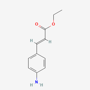molecular formula C11H13NO2 B3420638 Ethyl 4-aminocinnamate CAS No. 198195-25-4