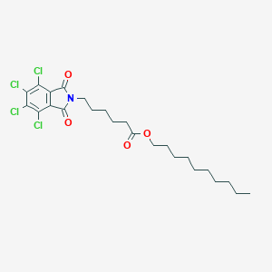 molecular formula C24H31Cl4NO4 B342064 decyl 6-(4,5,6,7-tetrachloro-1,3-dioxo-1,3-dihydro-2H-isoindol-2-yl)hexanoate 