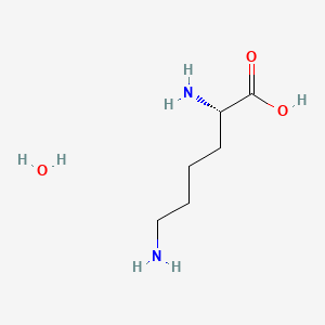 molecular formula C6H16N2O3 B3420689 L-Lysine monohydrate CAS No. 199926-21-1