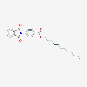 molecular formula C27H33NO4 B342072 dodecyl 4-(1,3-dioxo-1,3-dihydro-2H-isoindol-2-yl)benzoate 