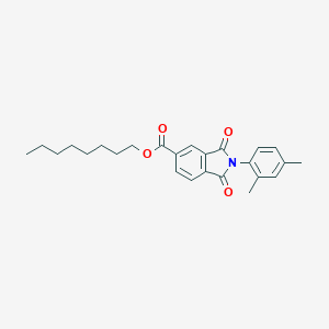 Octyl 2-(2,4-dimethylphenyl)-1,3-dioxoisoindole-5-carboxylate