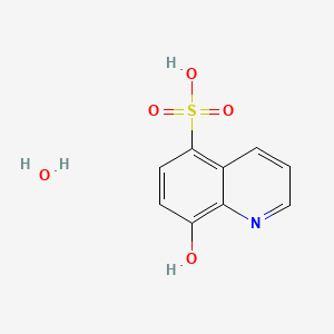 molecular formula C9H9NO5S B3421015 8-羟基喹啉-5-磺酸水合物 CAS No. 207386-92-3