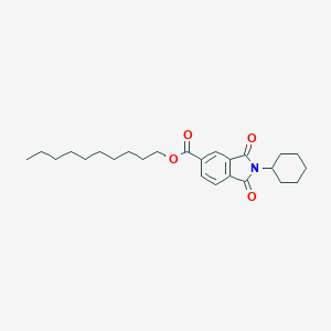 Decyl 2-cyclohexyl-1,3-dioxo-5-isoindolinecarboxylate