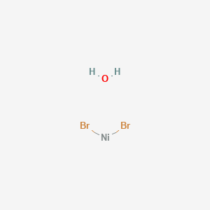 molecular formula Br2H2NiO B3421032 Nickel(II)bromide hydrate CAS No. 207569-11-7