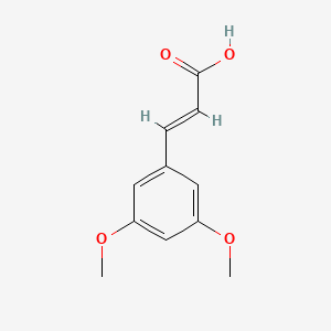 molecular formula C11H12O4 B3421049 3,5-二甲氧基肉桂酸 CAS No. 20767-04-8