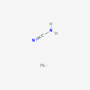 molecular formula CH2N2Pb B3421075 Lead cyanamide CAS No. 20837-86-9