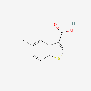 molecular formula C10H8O2S B3421076 5-Methylbenzo[b]thiophene-3-carboxylic acid CAS No. 2084-24-4
