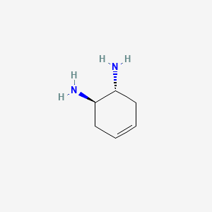 molecular formula C6H12N2 B3421087 (1R,2R)-4-Cyclohexene-1,2-diamine CAS No. 208533-40-8