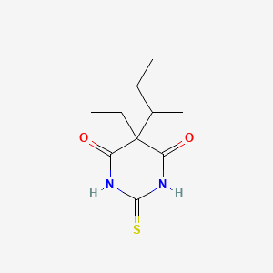 molecular formula C10H16N2O2S B3421131 Thiobutabarbital CAS No. 2095-57-0