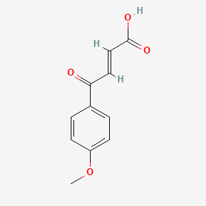 molecular formula C11H10O4 B3421144 4-(4-Methoxyphenyl)-4-oxobut-2-enoic acid CAS No. 20972-37-6