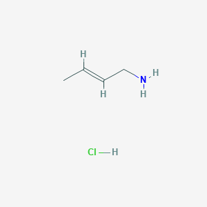 molecular formula C4H10ClN B3421169 But-2-en-1-amine hydrochloride CAS No. 209907-25-5