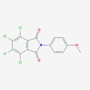 molecular formula C15H7Cl4NO3 B342117 4,5,6,7-tetrachloro-2-(4-methoxyphenyl)-1H-isoindole-1,3(2H)-dione CAS No. 88062-85-5