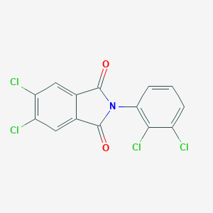 molecular formula C14H5Cl4NO2 B342118 5,6-dichloro-2-(2,3-dichlorophenyl)-1H-isoindole-1,3(2H)-dione 