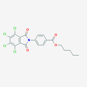 pentyl 4-(4,5,6,7-tetrachloro-1,3-dioxo-1,3-dihydro-2H-isoindol-2-yl)benzoate