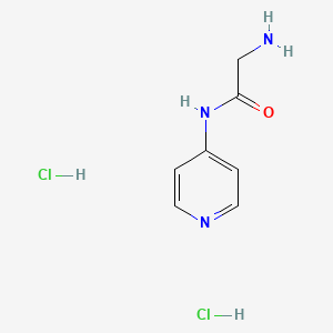 molecular formula C7H11Cl2N3O B3421213 2-amino-N-(pyridin-4-yl)acetamide dihydrochloride CAS No. 21051-13-8