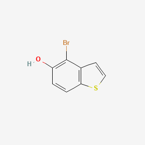 molecular formula C8H5BrOS B3421260 Benzo[b]thiophene-5-ol, 4-bromo- CAS No. 21240-83-5