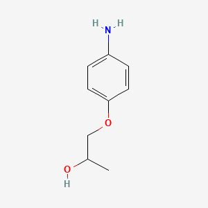 molecular formula C9H13NO2 B3421269 4-Aminophenyl 2-hydroxypropyl ether CAS No. 212835-42-2