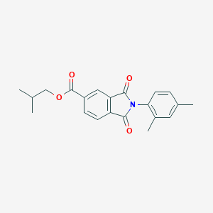molecular formula C21H21NO4 B342131 Isobutyl 2-(2,4-dimethylphenyl)-1,3-dioxo-5-isoindolinecarboxylate 