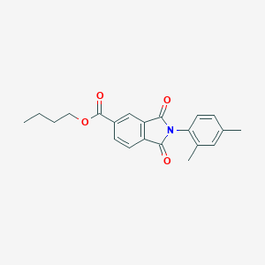 molecular formula C21H21NO4 B342132 Butyl 2-(2,4-dimethylphenyl)-1,3-dioxo-5-isoindolinecarboxylate 