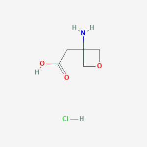2-(3-Aminooxetan-3-yl)acetic acid hydrochloride